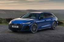 Audi A6 Avant review - front, blue