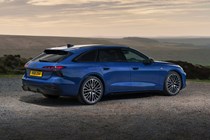 Audi A6 Avant review - rear, blue