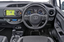 2019 Toyota Yaris dashboard close-up