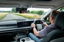 Hyundai Ioniq 9 driving interior