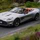 Aston Martin Vanquish Volante review - top, silver, driving