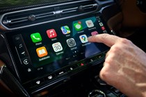 Aston Martin Vanquish Volante review - Apple CarPlay Ultra