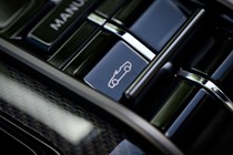 Aston Martin Vanquish Volante review - roof switch