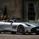Aston Martin Vanquish Volante review - front, silver
