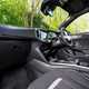 Vauxhall Mokka Electric review, interior, black, dashboard, steering wheel, seats | Parkers