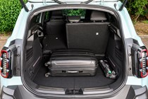 Renault 4 E-Tech review, boot, split seat | Parkers