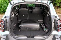 Renault 4 E-Tech review, boot, seats down | Parkers