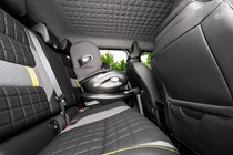 Renault 4 E-Tech review, interior, rear seats, child seat | Parkers