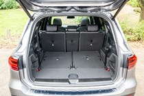 Mercedes GLB (2023) review: boot space, third row folded flat, black carpet