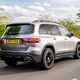 Mercedes GLB (2023) review: rear driving, silver paint, British B-road