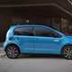 SEAT Mii Electric review - side view, charging at wallbox, blue, 2019
