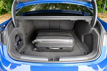 Audi A6 saloon (2025) review: boot space, with case in it
