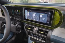 Fiat Grande Panda Hybrid (2025) review: infotainment screen