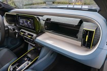 Fiat Grande Panda Hybrid (2025) review: passenger side dashboard storage