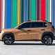 Fiat Grande Panda Hybrid (2025) review: side view static, bronze paint