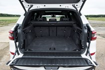BMW X5 4x4 (2018-) Boot and load space showing lower tailgate open