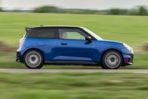 MINI JCW Electric profile driving