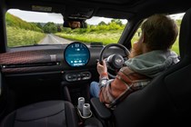 MINI JCW Electric Alan Taylor-Jones driving