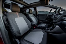 2020 Ford Puma Titanium front seats