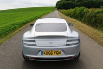Aston Martin Rapide S silver rear