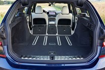BMW 3 Series Touring review - 2019, boot space with all seat backs folded down
