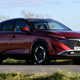 The Nissan Qashqai is our Lease of the Week, red, cornering