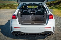 Mercedes-AMG A45 S review - facelift, boot space with seats down