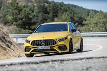 Mercedes-AMG A 45 S driving