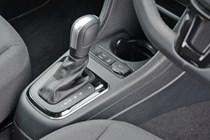 2020 silver Volkswagen e-Up gearlever