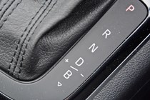 2020 silver Volkswagen e-Up gear selector choices