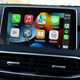 MG HS review, facelift, infotainment screen showing Apple Carplay