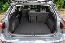 Volkswagen Golf (2024) review: boot space, seats half down, black upholstery