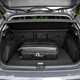 Volkswagen Golf (2024) review: boot space with a case in it, black upholstery
