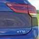 Blue 2020 Volkswagen Golf rear light and badge detail