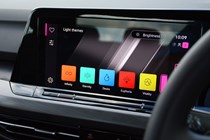 2020 Volkswagen Golf interior mood controls