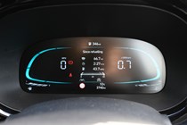 Hyundai i10 driver's display