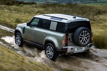 2022 Land Rover Defender 110 rear mud