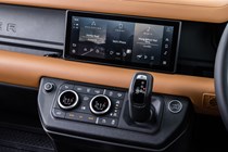 2021 Land Rover Defender 90 dashboard controls