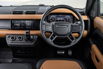 2021 Land Rover Defender 90 dashboard