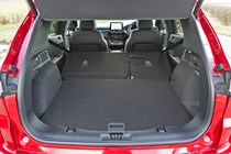 Lucid Red 2020 Ford Kuga boot with seats folded