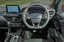 Lucid Red 2020 Ford Kuga dashboard close-up