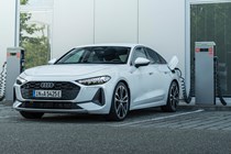 Audi A5 E-hybrid static front charging