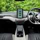 BYD Dolphin Surf (2025) review: dashboard and infotainment system, black and grey faux leather upholstery