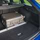 Skoda Octavia Estate review, Mk4 facelift, boot space with load restraint bar fitted