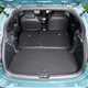 Toyota Yaris boot space seats folded