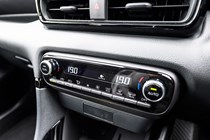 Toyota Yaris climate control panel