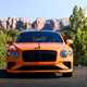 Bentley Flying Spur review - V8 plug-in hybrid, Mandarin orange, front