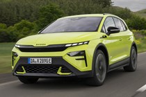 Skoda Elroq Hyper Green front
