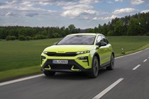 Skoda Elroq Hyper Green front