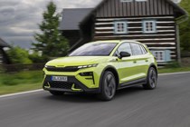 Skoda Elroq Hyper Green front
